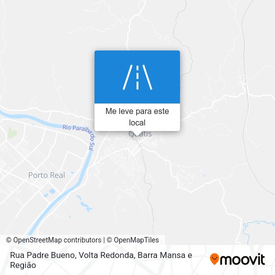 Rua Padre Bueno mapa