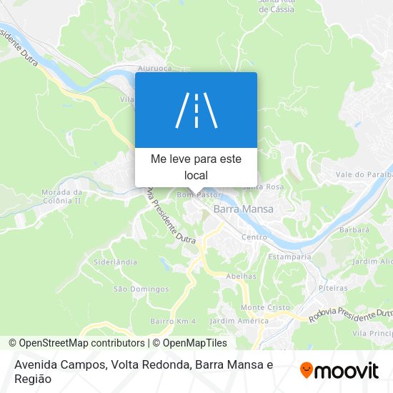 Avenida Campos mapa