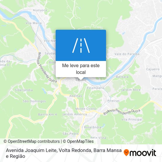 Avenida Joaquim Leite mapa