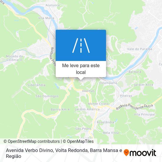 Avenida Verbo Divino mapa