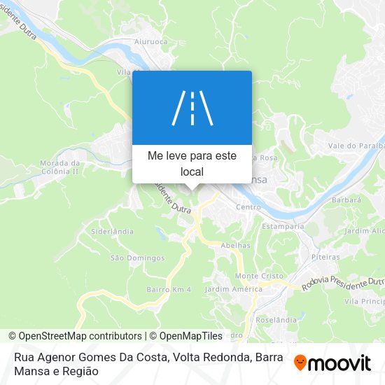 Rua Agenor Gomes Da Costa mapa