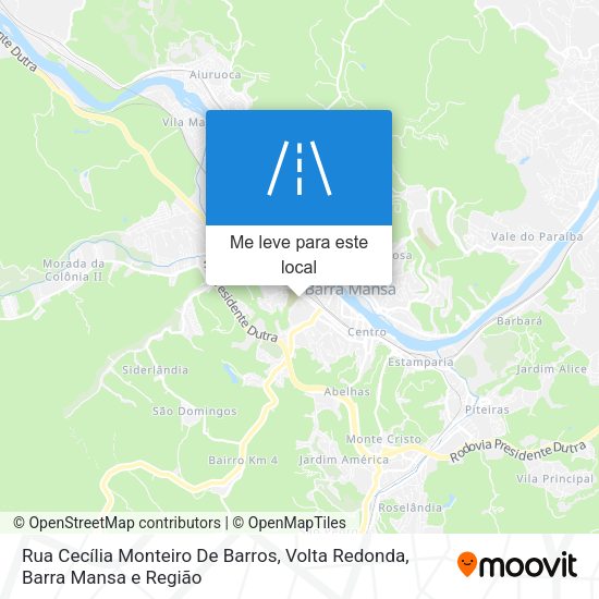 Rua Cecília Monteiro De Barros mapa