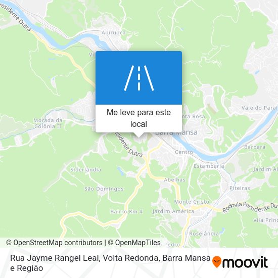 Rua Jayme Rangel Leal mapa