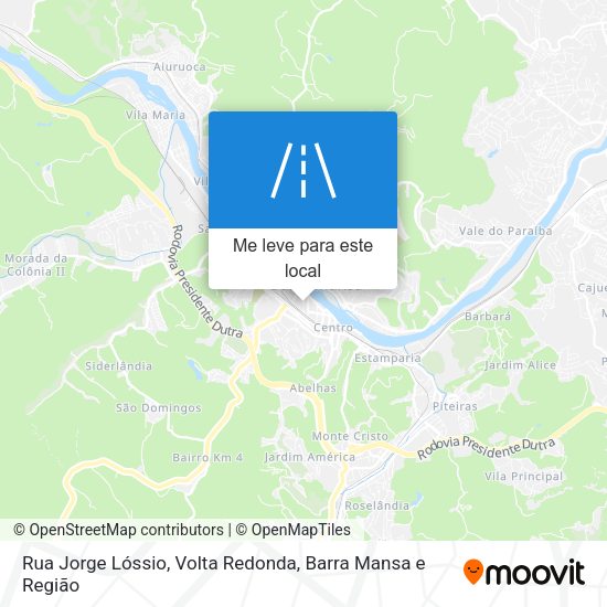 Rua Jorge Lóssio mapa