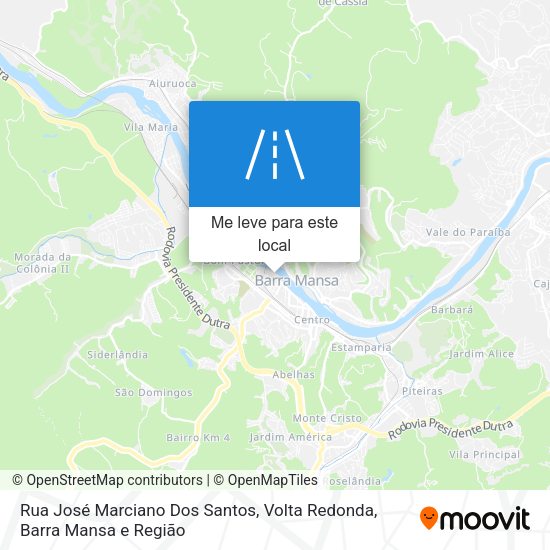 Rua José Marciano Dos Santos mapa