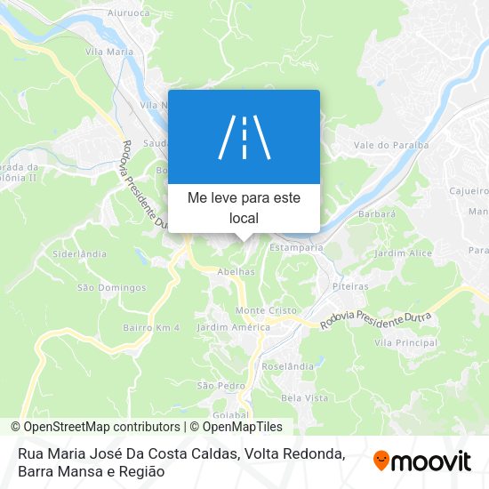 Rua Maria José Da Costa Caldas mapa