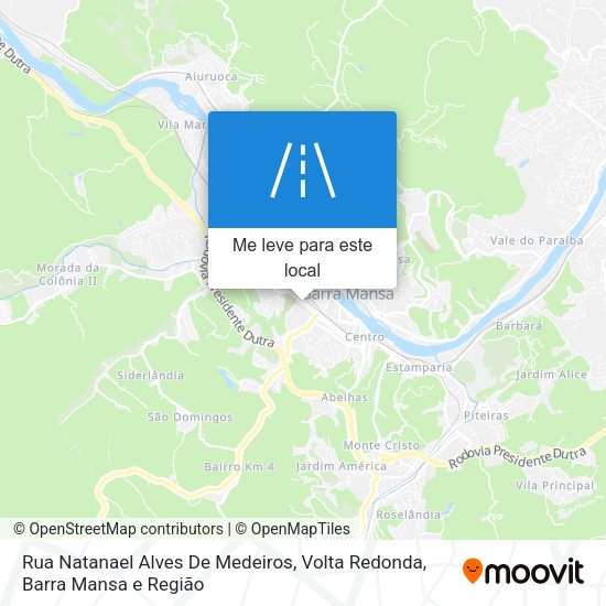 Rua Natanael Alves De Medeiros mapa