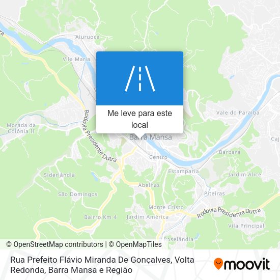 Rua Prefeito Flávio Miranda De Gonçalves mapa