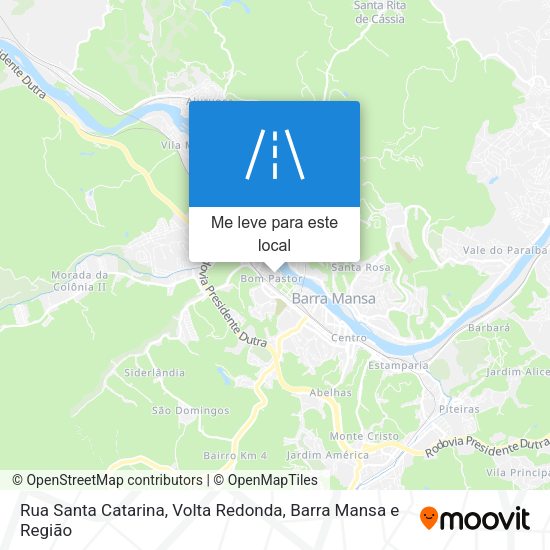 Rua Santa Catarina mapa