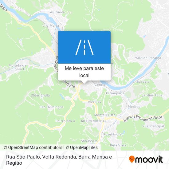 Rua São Paulo mapa