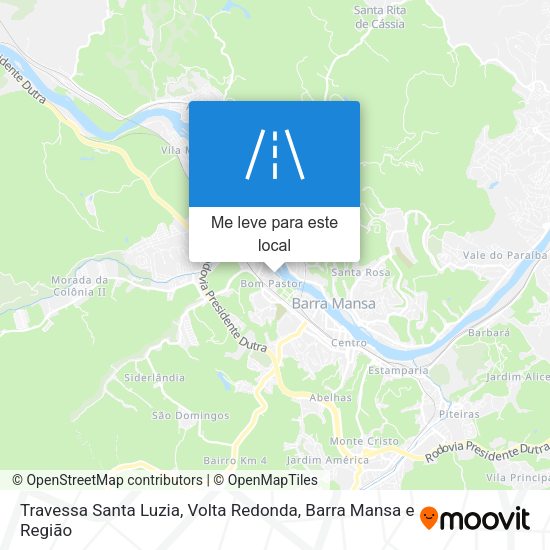 Travessa Santa Luzia mapa