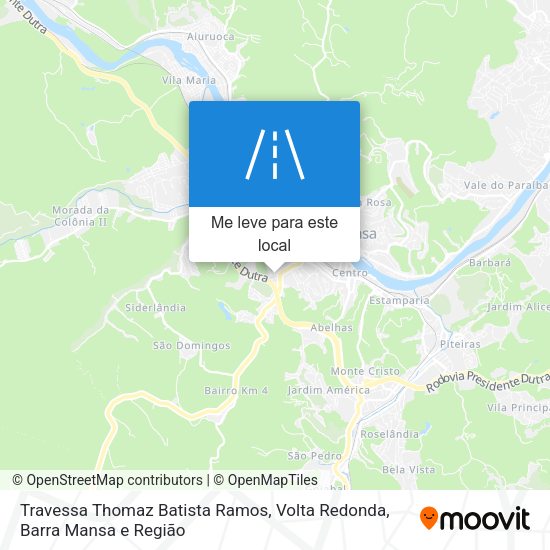 Travessa Thomaz Batista Ramos mapa