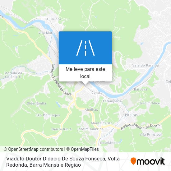 Viaduto Doutor Didácio De Souza Fonseca mapa