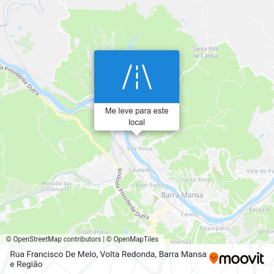 Rua Francisco De Melo mapa