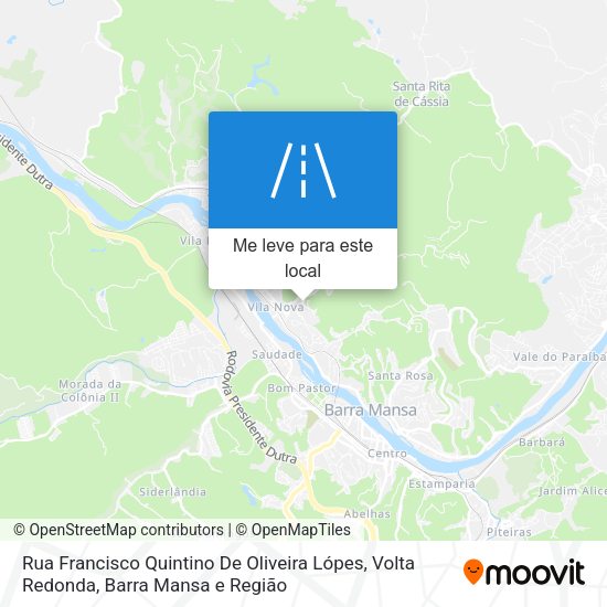 Rua Francisco Quintino De Oliveira Lópes mapa