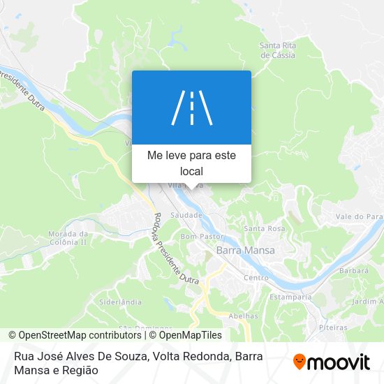 Rua José Alves De Souza mapa