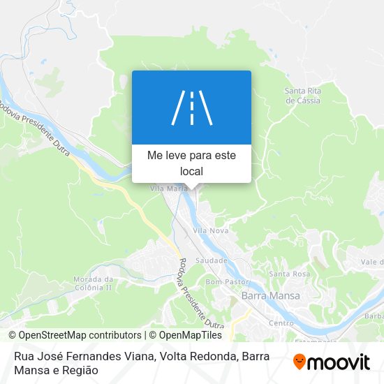 Rua José Fernandes Viana mapa