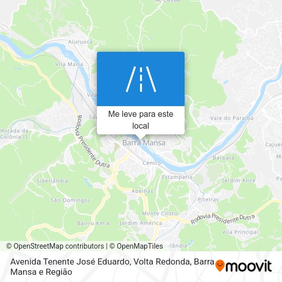 Avenida Tenente José Eduardo mapa