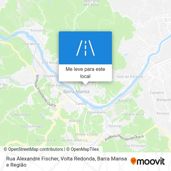 Rua Alexandre Fischer mapa
