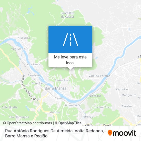 Rua Antônio Rodrigues De Almeida mapa