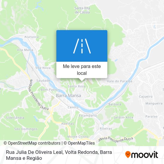 Rua Julia De Oliveira Leal mapa