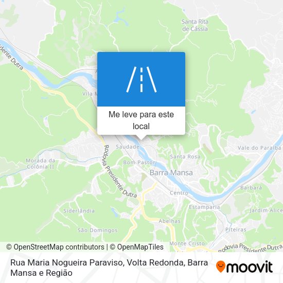 Rua Maria Nogueira Paraviso mapa