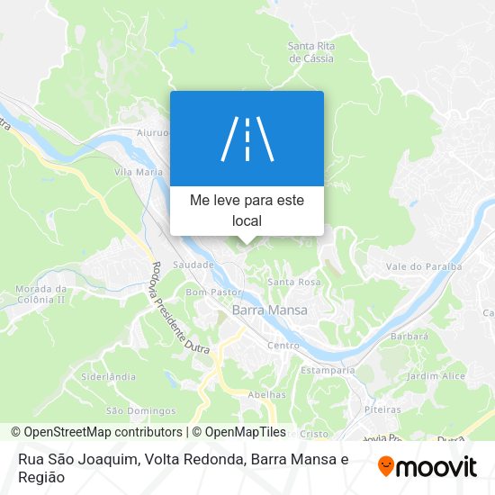 Rua São Joaquim mapa