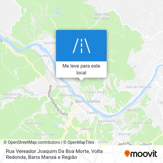 Rua Vereador Joaquim Da Boa Morte mapa