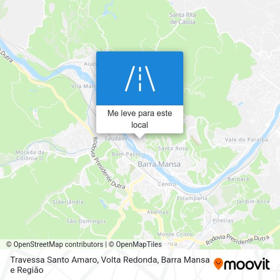 Travessa Santo Amaro mapa