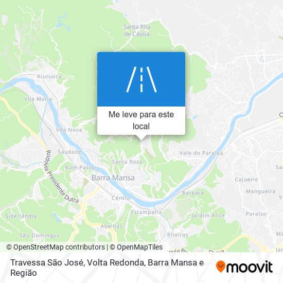 Travessa São José mapa