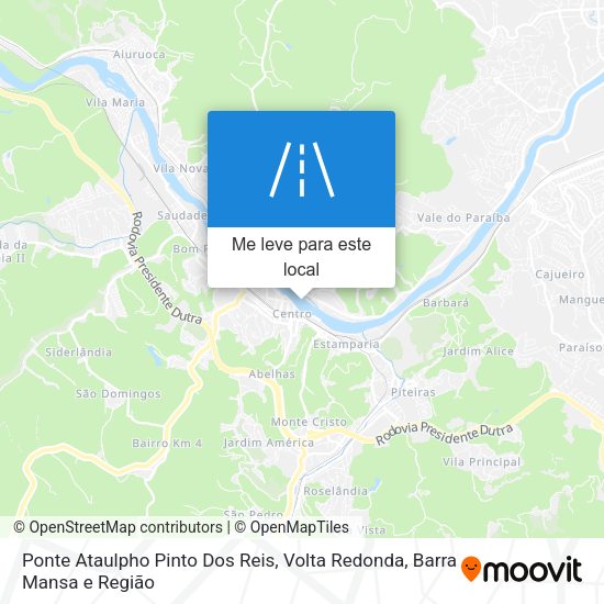Ponte Ataulpho Pinto Dos Reis mapa