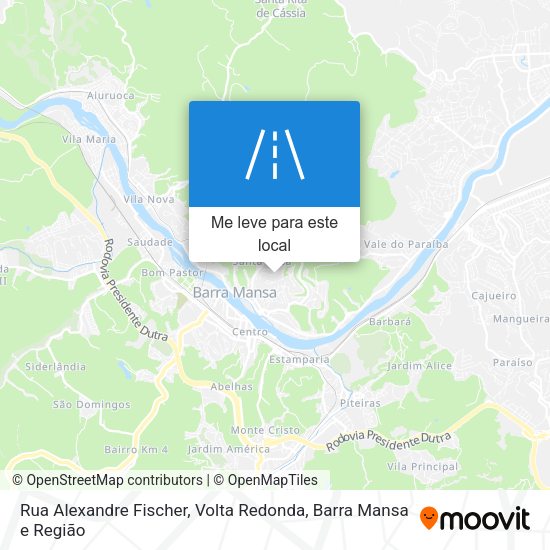 Rua Alexandre Fischer mapa