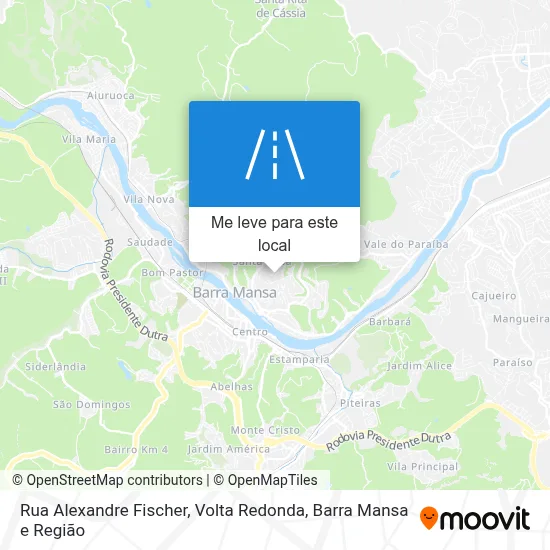 Rua Alexandre Fischer mapa