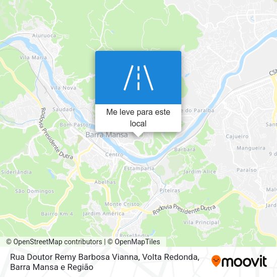 Rua Doutor Remy Barbosa Vianna mapa