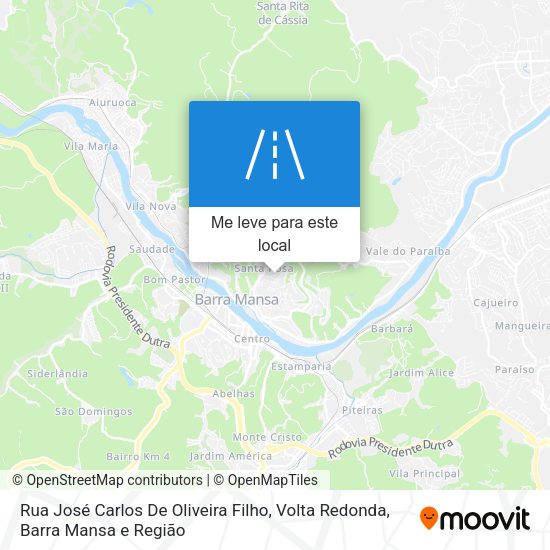Rua José Carlos De Oliveira Filho mapa