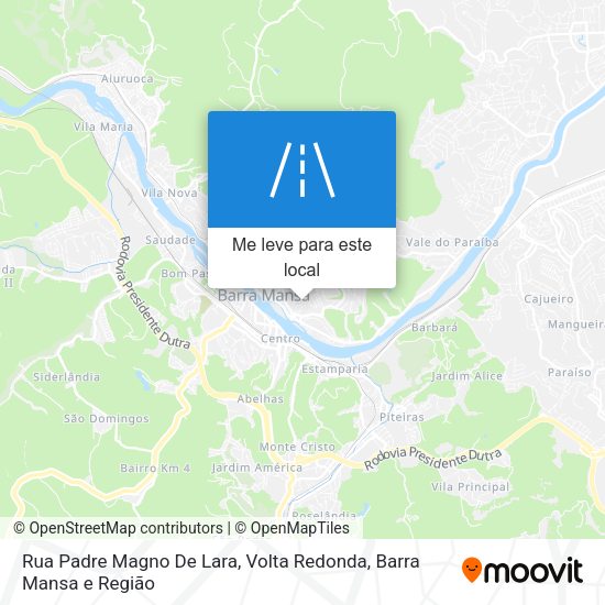 Rua Padre Magno De Lara mapa