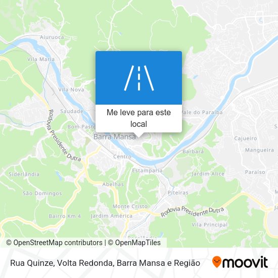 Rua Quinze mapa