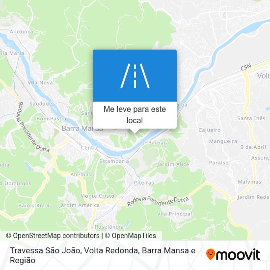 Travessa São João mapa
