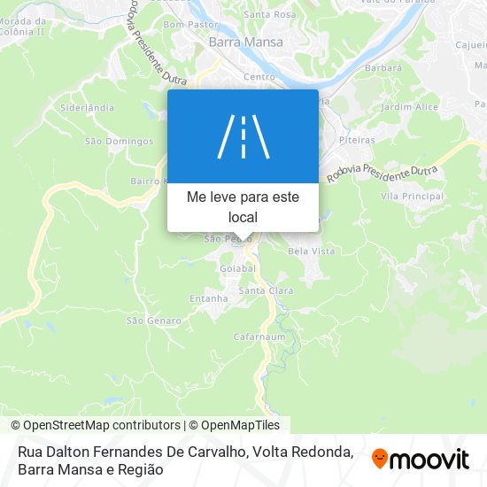 Rua Dalton Fernandes De Carvalho mapa