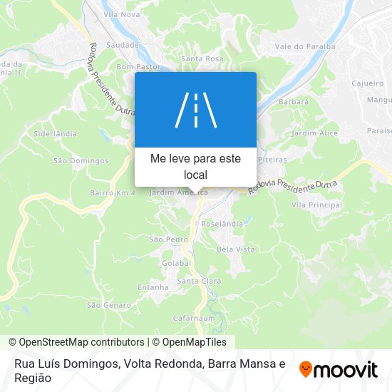 Rua Luís Domingos mapa