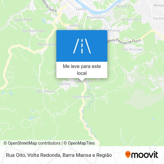 Rua Oito mapa