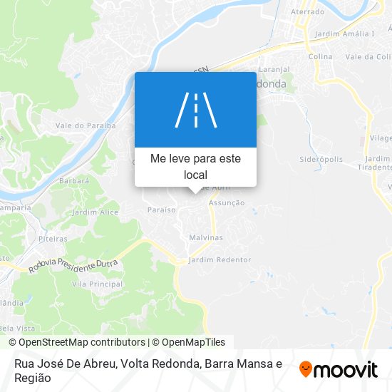 Rua José De Abreu mapa