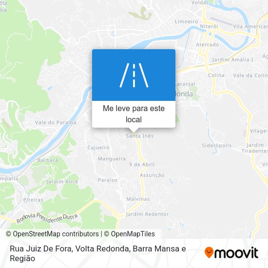 Rua Juiz De Fora mapa