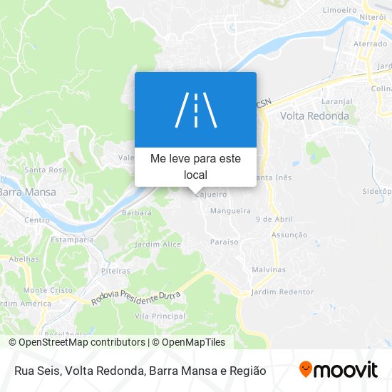 Rua Seis mapa