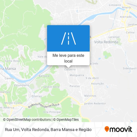 Rua Um mapa