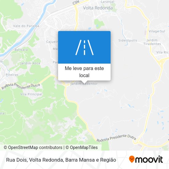 Rua Dois mapa