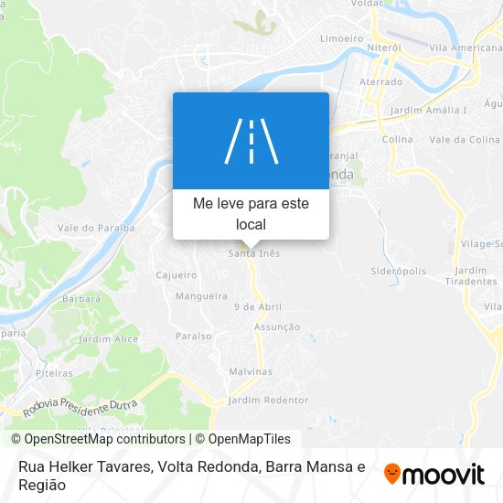 Rua Helker Tavares mapa