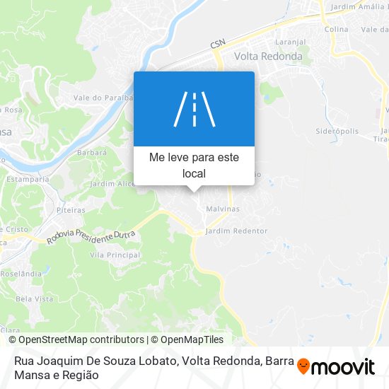 Rua Joaquim De Souza Lobato mapa