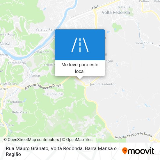 Rua Mauro Granato mapa