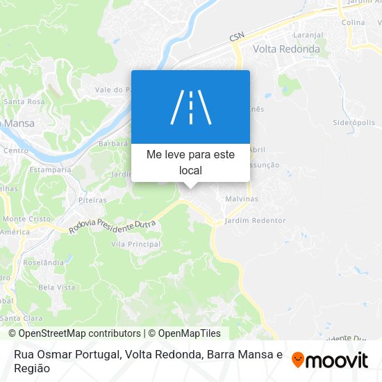 Rua Osmar Portugal mapa